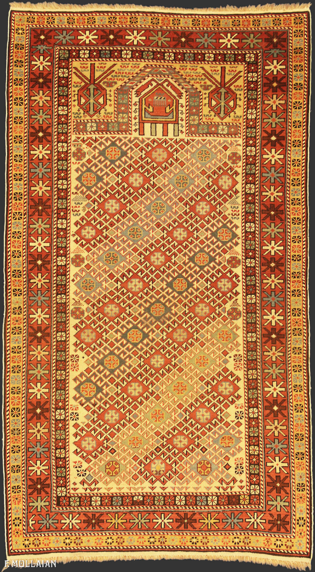 Teppich Kaukasischer Antiker Daghestan n°:42340682